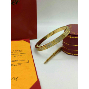 Cartier Love Bracelet Gold Фианит