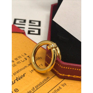 Cartier кольцо гвоздь Gold фианит