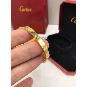 Сartier Love Bracelet Gold фианит