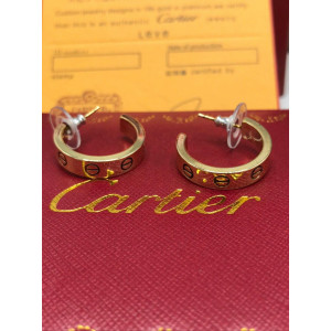 Cartier серьги Gold    