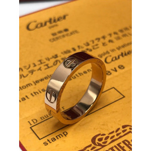 Cartier кольцо Love Pink Gold