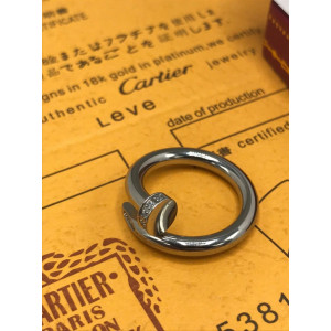 Cartier кольцо гвоздь SILVER Фианит