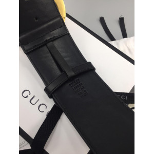 Ремень широкий Gucci - черный